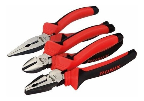 Kit Set Pinzas Y Alicate Ronix 0