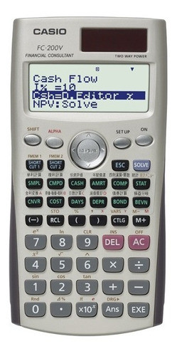 Casio 8653 Calculadora Financiera Programable Fc-200 0