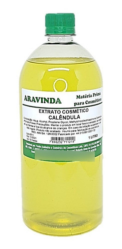 Extrato Glicólico Calendula Para Sabonete, Shampoo E Creme 0