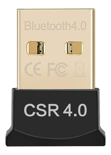 Mini Adaptador Bluetooth Usb 4.0 Csr Conector Pc Notebook 0