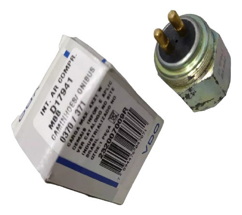 Interruptor Ar Comprimido Mbb Ônibus O370/371 Vdo D17941 0