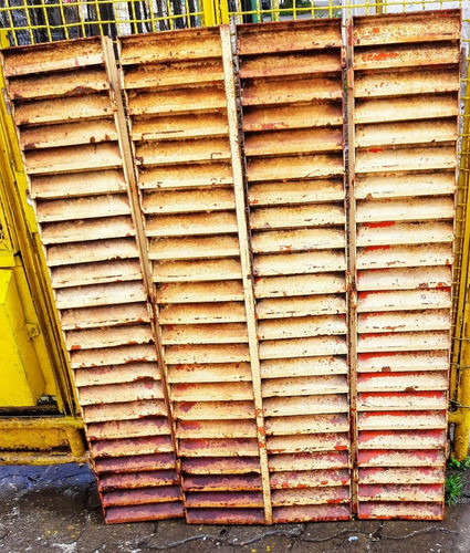 Juego De Celosías De Hierro De 1,13 X 1,44....tubos Larralde 0