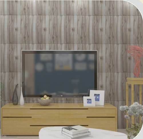 Revestimiento Pared Adhesivo 3d Madera Fresno 70 X 70 1