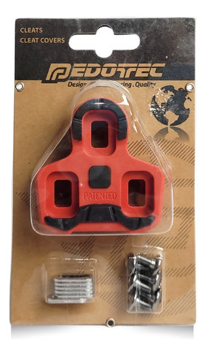 Trabas P/zapatillas Ruta Pedotec Pt-kcr72 Flotante 7º Rojas 0