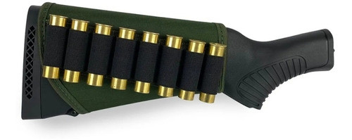 Cartucheira De Coronha Para 08 Cartuchos Calibre .12 Verde 0
