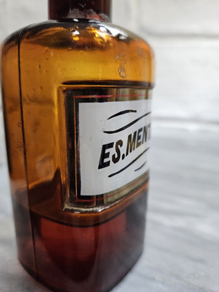 Antiguo Frasco De Farmacia Made In Usa 1