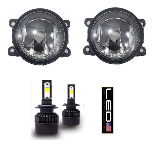 Juego Faro Auxiliar Peugeot 4008 13/15  Con Creeled 0