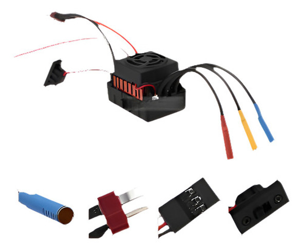 Nueva 60a Regulador Sin Cepillo Eléctrico Esc 5.8v / 3a Bec 0