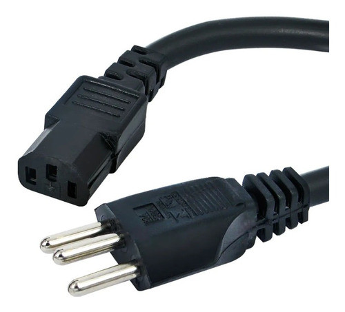 Cabo De Força Tripolar 3x1,00mm Plug 10 Amp 2 Metros 40 Pçs 0