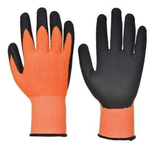 Guantes Pu Multiflex Seguridad Anticorte Baño Nitrilo T10 0