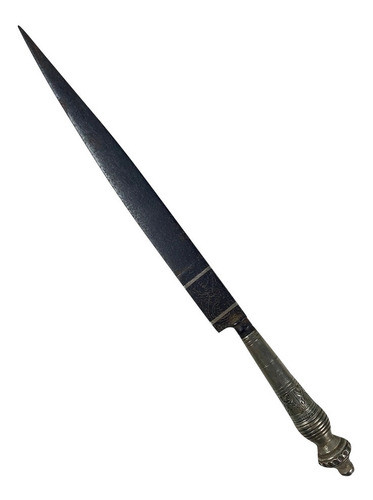 Antiga Faca Nordestina Alpaca Lamina Carbono 33cm 0