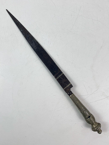 Antiga Faca Nordestina Alpaca Lamina Carbono 33cm 1