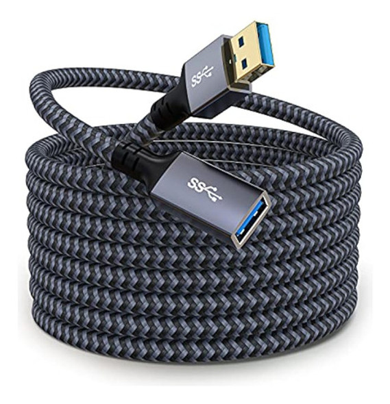 Cable De Extensión Usb 3.0 De 20 Pies, Cable De Extensión Us 0