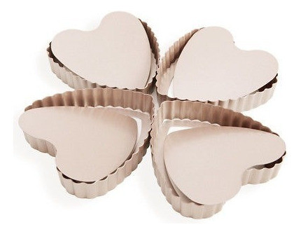 Wk9025 Chefmade, 4pc Mini Antiadherente Bandeja De Tarta En 1