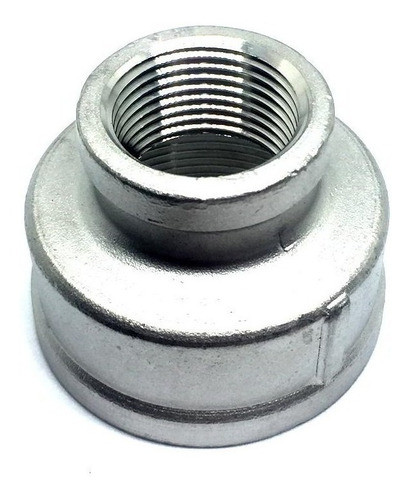 12575 Luva Redução Aço Inox 304 C/ Roscas Bsp Ø 1.1/2 X 3/4 0