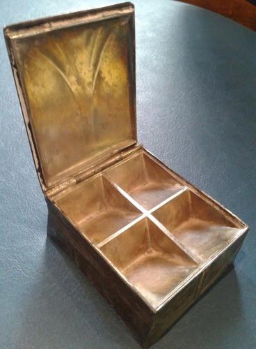 Antigua Caja Cofre Porta Sello Estampilla Wmf Art Nouveau 1
