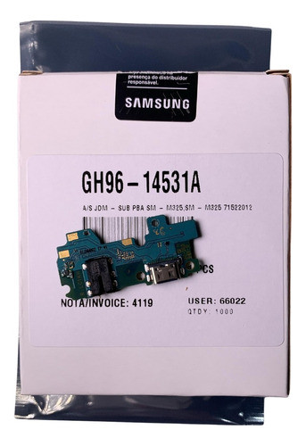 Conector De Carga Galaxy M32 M325 Original Nacional 0