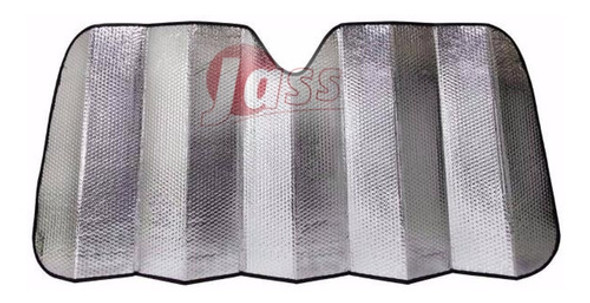 Combo Cortina Parasol Plegable Y Metalizada Auto Parabrisas 1