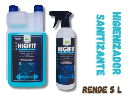 Higienizador Sanitizante Uso Geral Higifit Maxbio 1 L 1