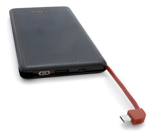 Carregador Portátil Kaidi 15w Com Saídas Usb E Micro Usb 0
