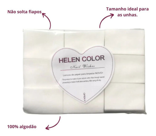 Toalha Para Unhas De Limpeza Special Nail Helen Color - 1000 1