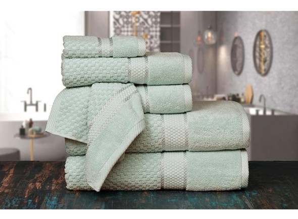 Amplio Juego De Toallas De Baño De Decoración De 6-2 Toallas 1