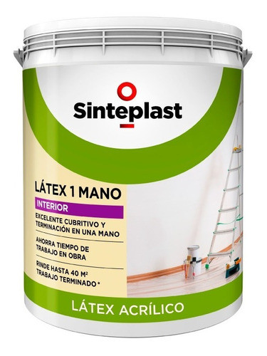 Látex Interior 1 Mano | Sinteplast | 4lt 0