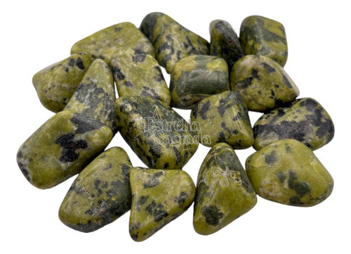 Piedra Jadeíta Rolada 100 Gramos - Estrella Sagrada 0