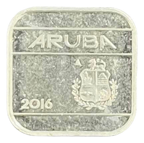 Aruba - 50 Cents - Año 2016 - Km #4 - Cuadrada 0