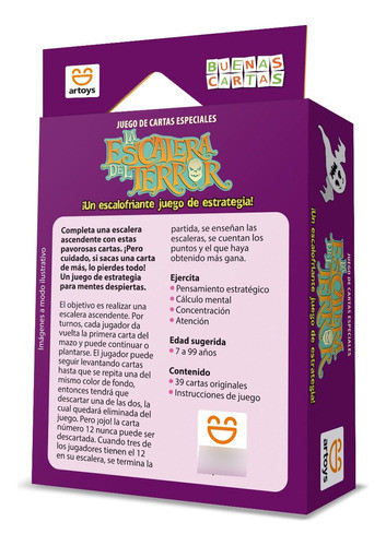 Juego De Mesa La Escalera Del Terror Cartas Juguete 1