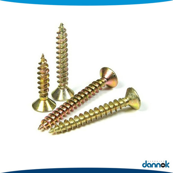 Tornillo Fix Para Madera 4x45 Mm. X 300 Unidades 1 Tornillo Fix Para Madera 4x45 Mm. X 300 Unidades 1