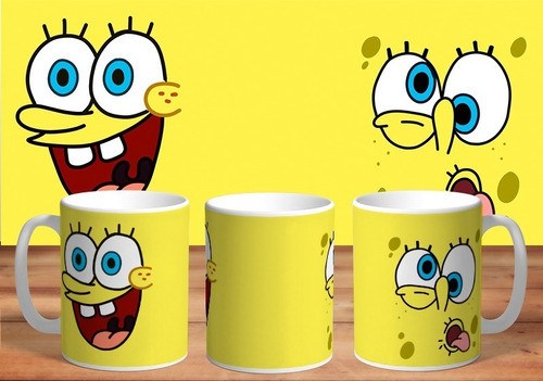 Taza De Cerámica Bob Esponja: Bob #r 0