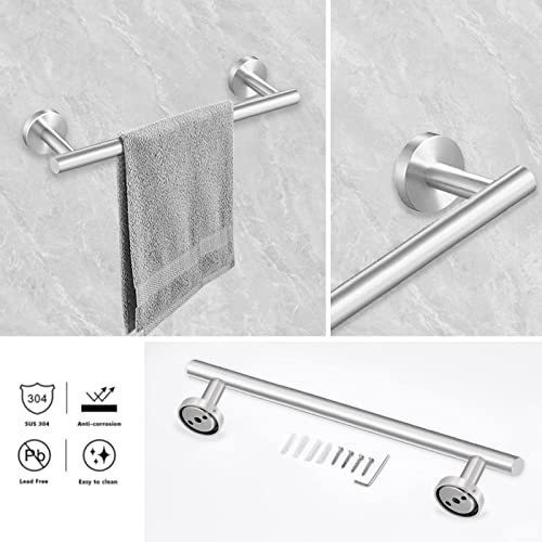 Juego De 8 Piezas De Accesorio Para Baño Plateado 1