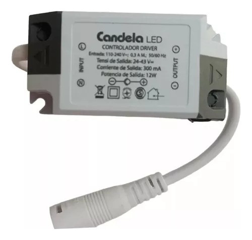 2 Drivers Transformador Para Plafón Led 12w Candela 7272 0