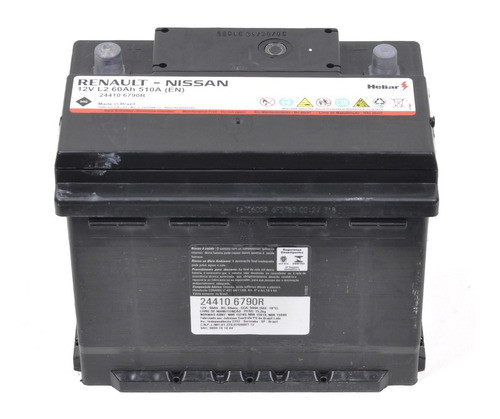 Bateria 60 Amp 12v Original Renault 0