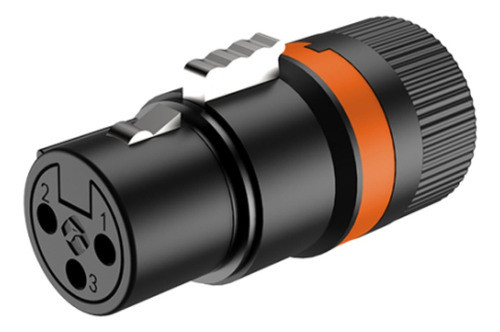 Ficha - Xlr Hembra Giratorio De Perfil Bajo Roxtone Lx3f 0