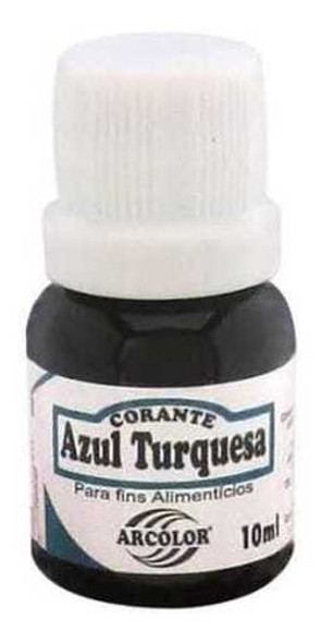Corante Líquido Alimentício Comestível Anilina Azul Turquesa 0 Corante Líquido Alimentício Comestível Anilina Azul Turquesa 0