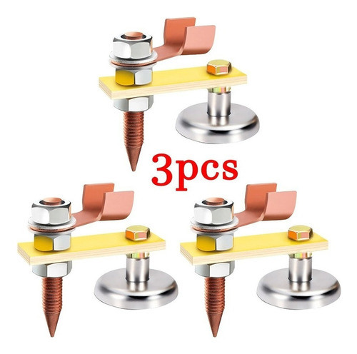 3x Suporte De Soldagem Braçadeira Magnética 1