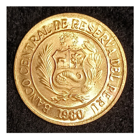 Perú 10 Soles De Oro 1980 Sc Km 272.2 Tupac Amaru 1 Perú 10 Soles De Oro 1980 Sc Km 272.2 Tupac Amaru 1