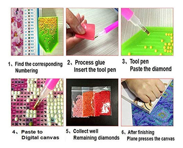 Railonch Kits De Pintura De Diamantes Para Adultos, Kit De A 1