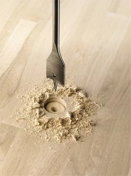 Mecha Paleta Madera Broca Plana 1-1/4 31.8mm Milwaukee 1251 1