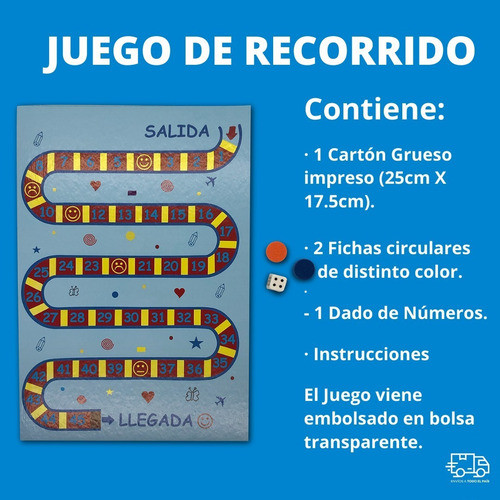 Juego De Recorrido - Didáctico -juego De La Oca 1