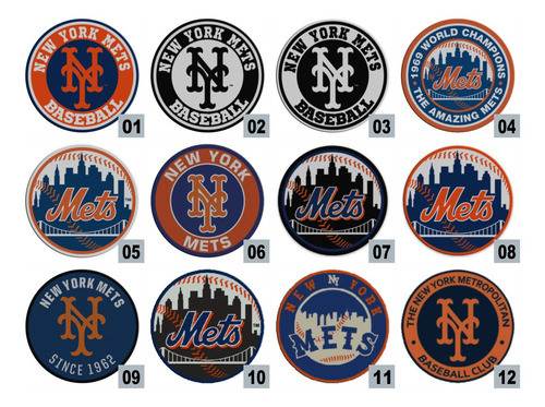 Parche Termoadhesivo Escudo Beisbol New York Mets 0