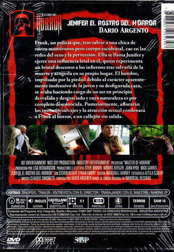 Maestros Del Horror Jenifer El Rostro Del Horror - Mcbmi 1