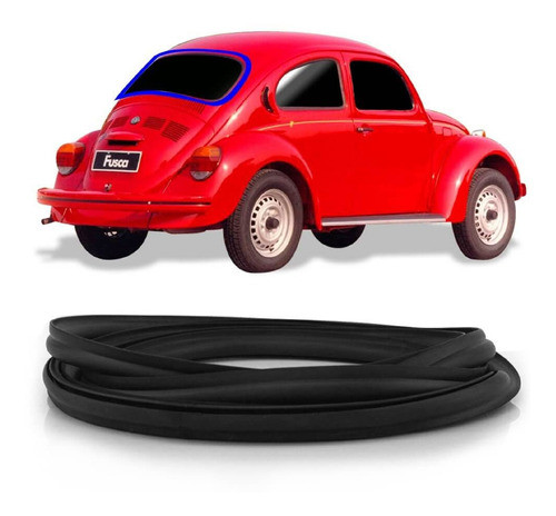 Goma Luneta Trasera Vw Fusca 1600 C/moldura 0