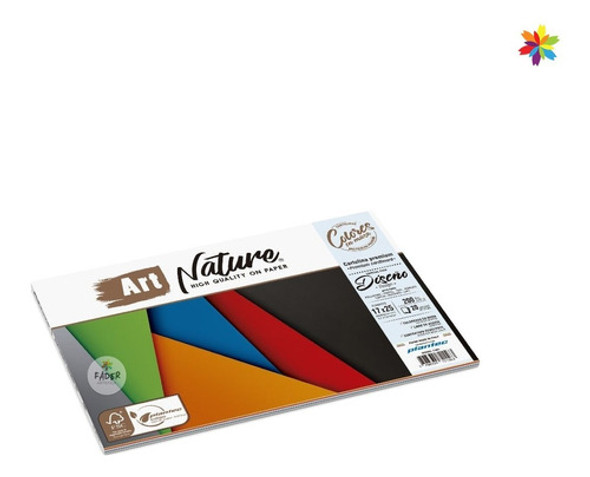 Block Art Nature Cartulinas De Colores 17x25cm 20h 0