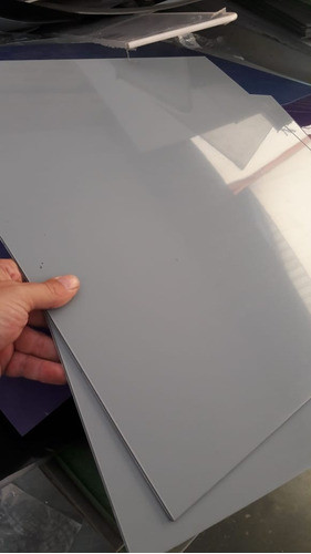 Placa Alto Impacto 2mt X 1mt Gris 1.5mm. Por Mercadoenvios! 1