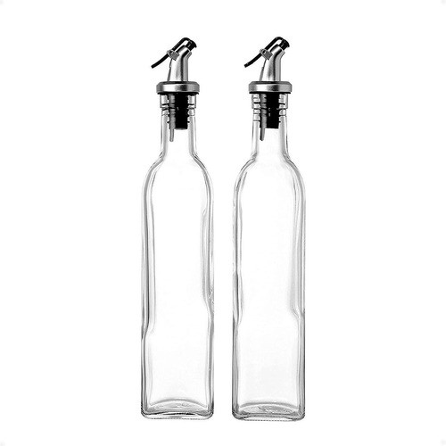 Set Dispensador De Aceite De Oliva Y Vinagre De Vidrio  Otec 0