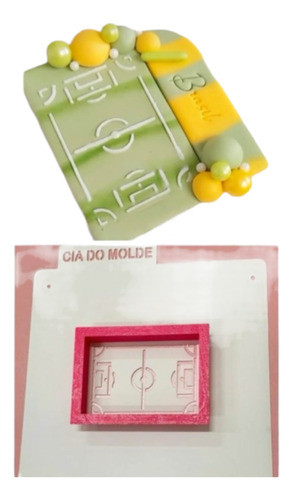 Stencil Campo De Futebol + Cortador Dn13 0