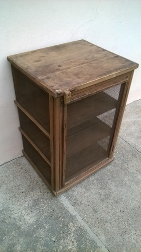 Buen Antigua Fiambrera D Campo Almacen Exhibidor Mostrador 1